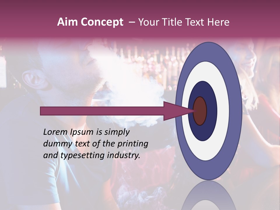 Guy Bar People PowerPoint Template