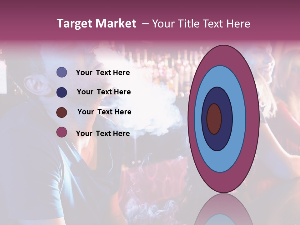 Guy Bar People PowerPoint Template