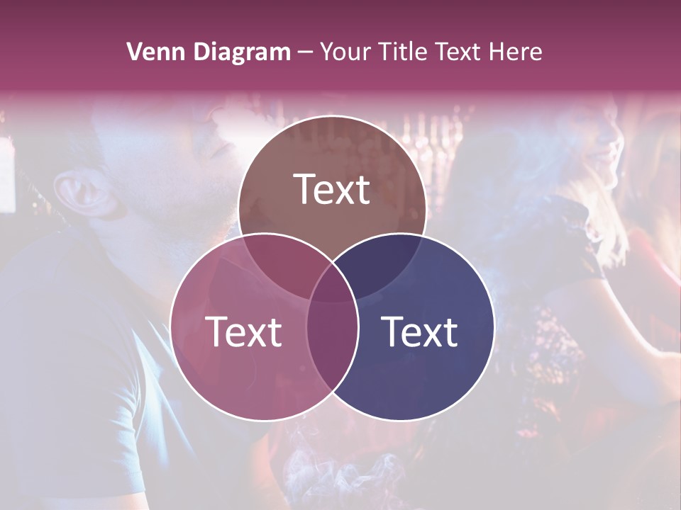 Guy Bar People PowerPoint Template