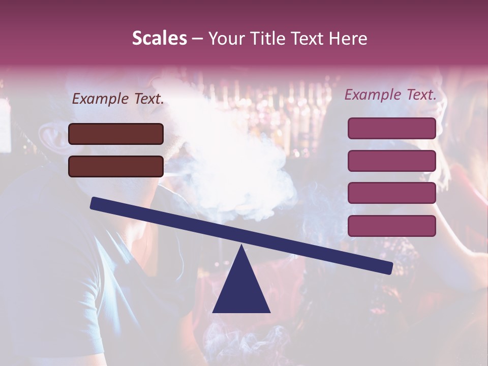 Guy Bar People PowerPoint Template