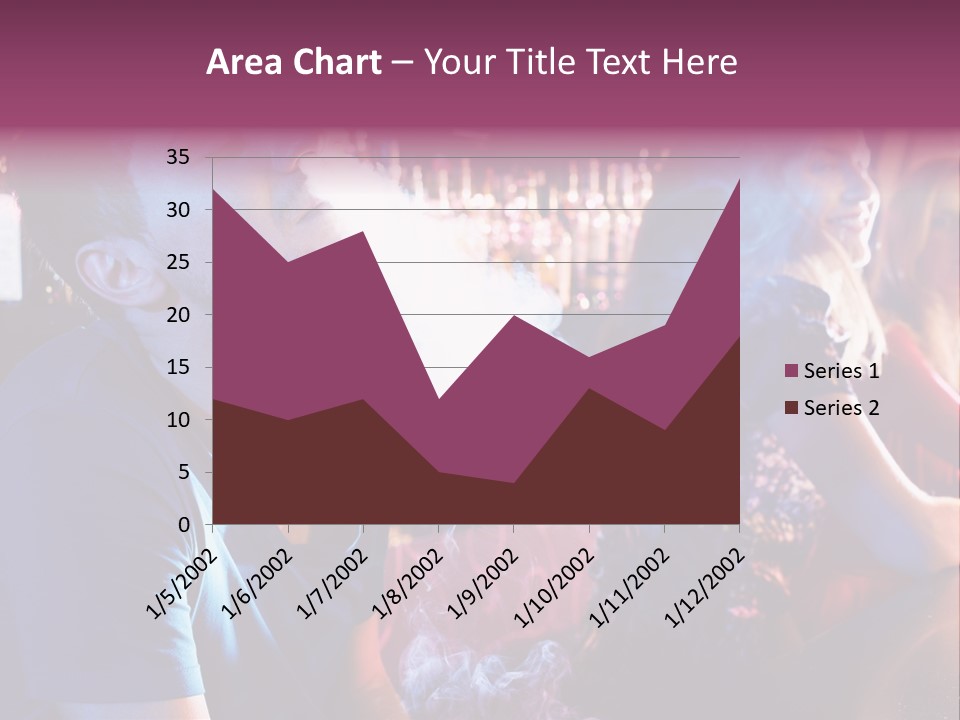 Guy Bar People PowerPoint Template