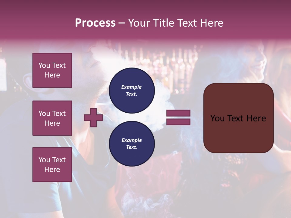 Guy Bar People PowerPoint Template
