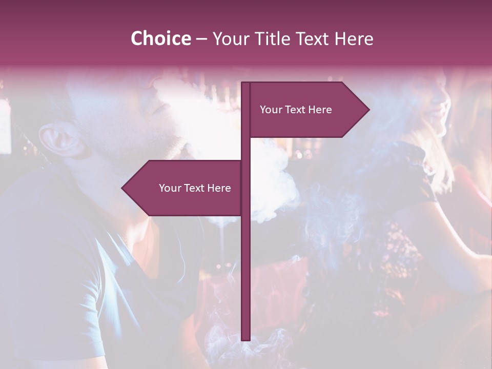 Guy Bar People PowerPoint Template