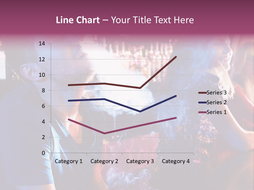 Guy Bar People PowerPoint Template