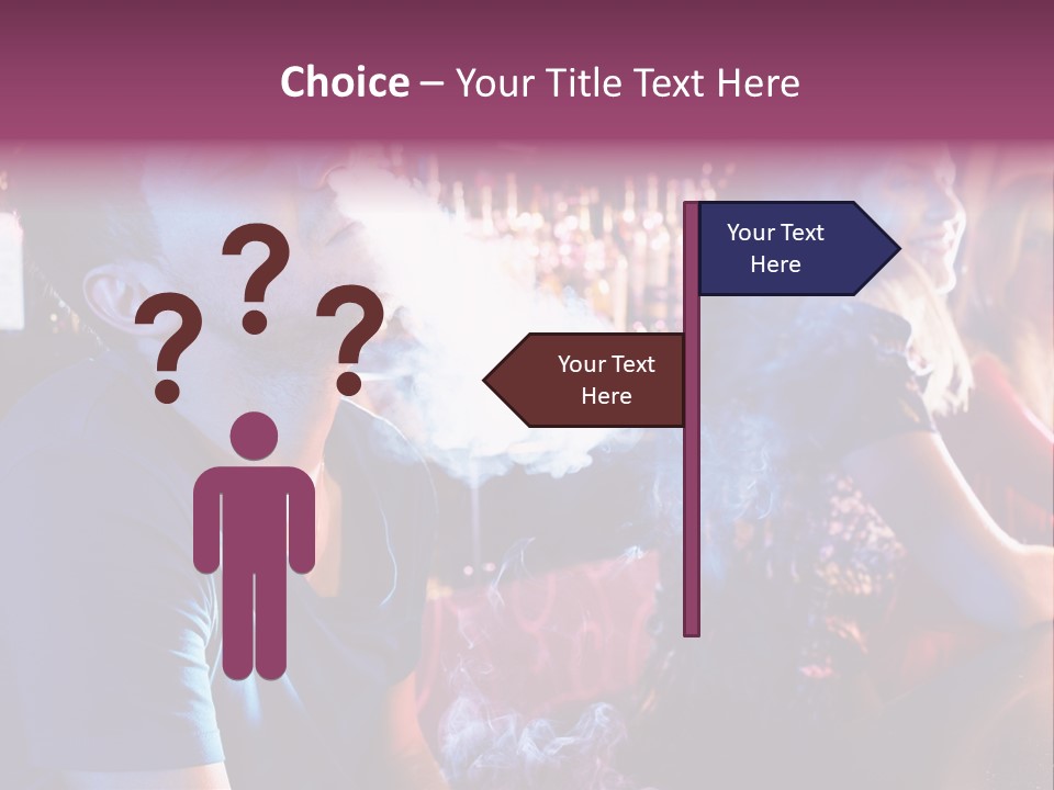 Guy Bar People PowerPoint Template