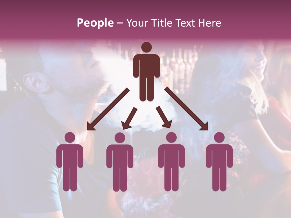 Guy Bar People PowerPoint Template