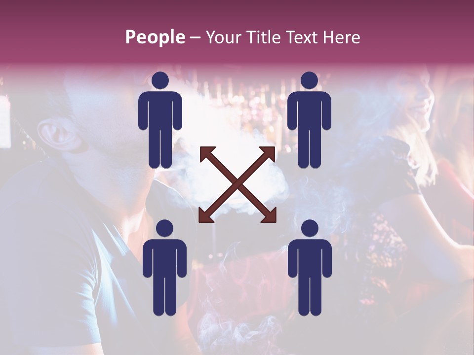 Guy Bar People PowerPoint Template