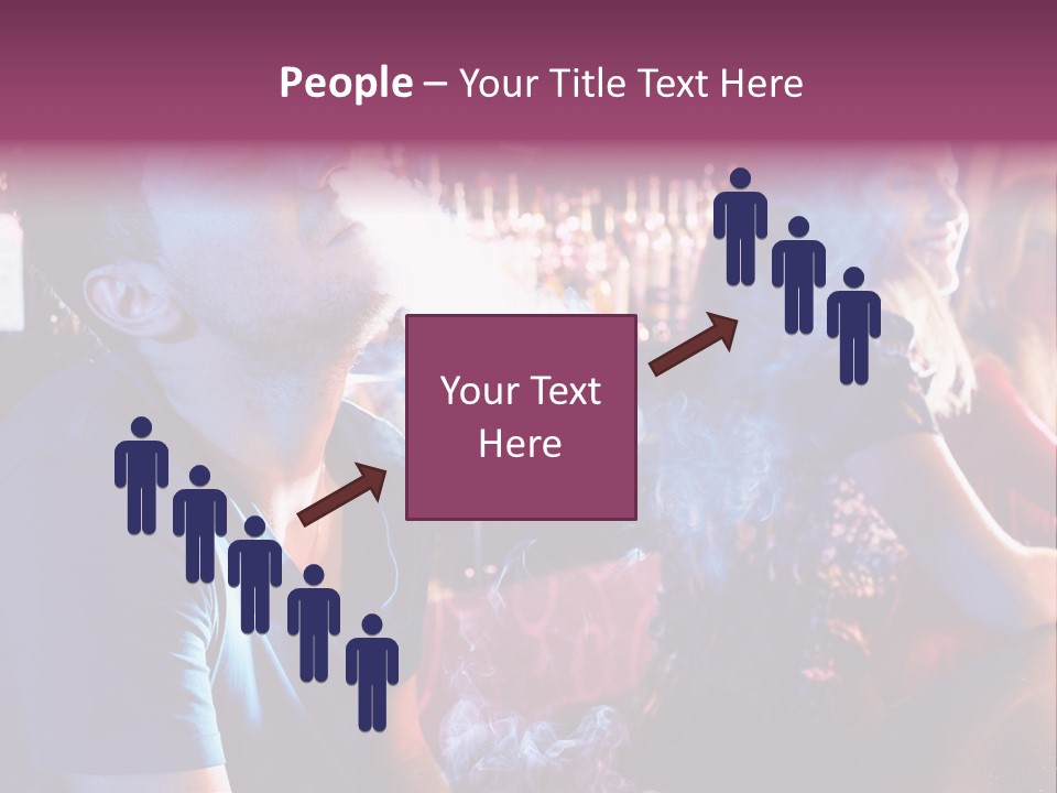 Guy Bar People PowerPoint Template