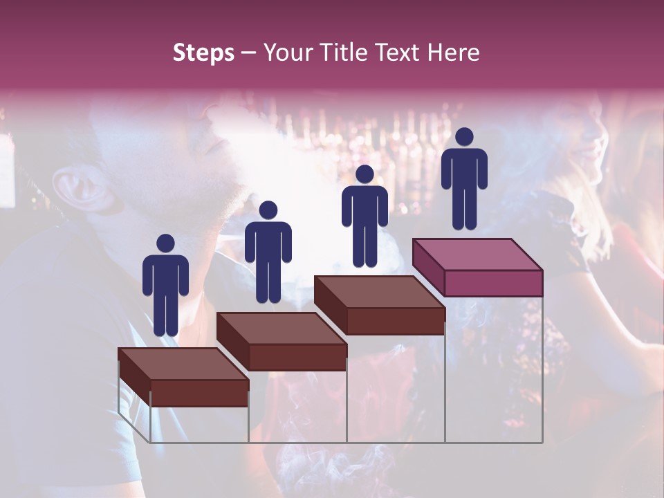 Guy Bar People PowerPoint Template