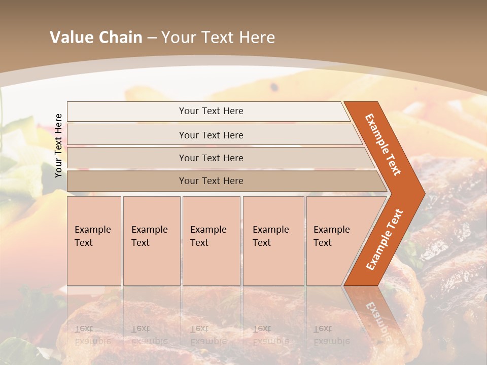 Lunch Beefsteak Sirloin PowerPoint Template