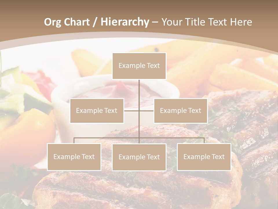 Lunch Beefsteak Sirloin PowerPoint Template