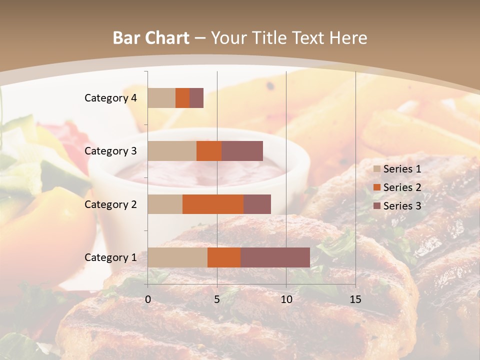 Lunch Beefsteak Sirloin PowerPoint Template