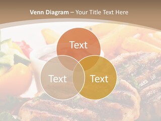 Lunch Beefsteak Sirloin PowerPoint Template