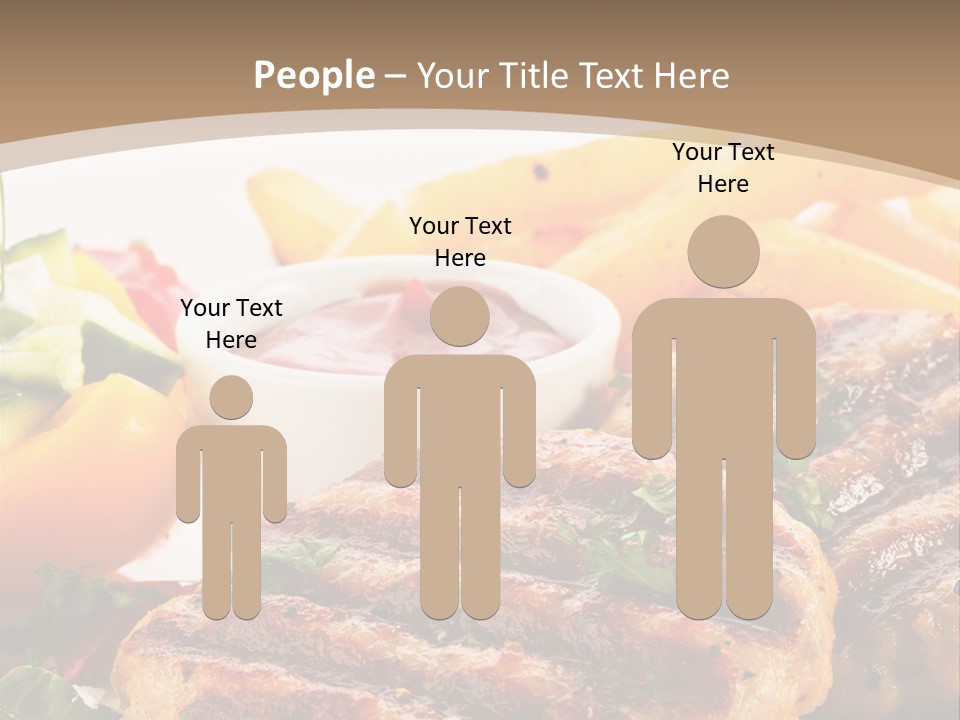 Lunch Beefsteak Sirloin PowerPoint Template