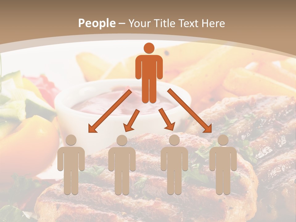 Lunch Beefsteak Sirloin PowerPoint Template