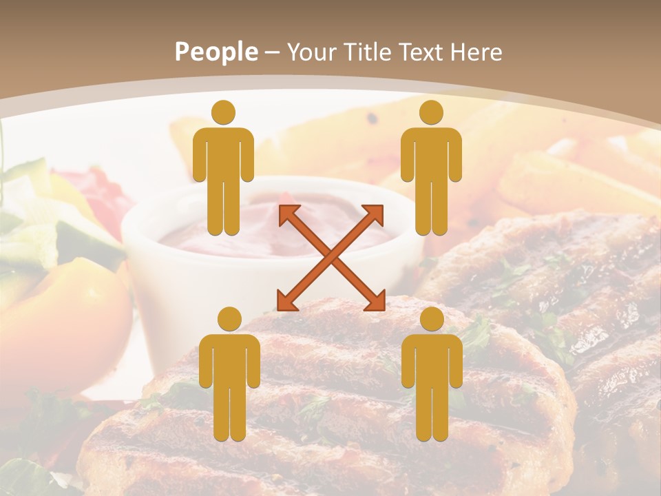 Lunch Beefsteak Sirloin PowerPoint Template