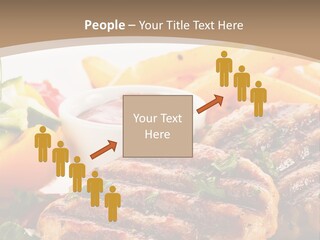 Lunch Beefsteak Sirloin PowerPoint Template
