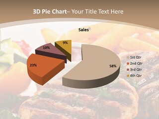 Lunch Beefsteak Sirloin PowerPoint Template