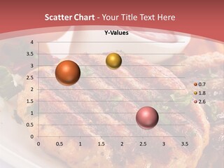 Dining Meat Vertical PowerPoint Template