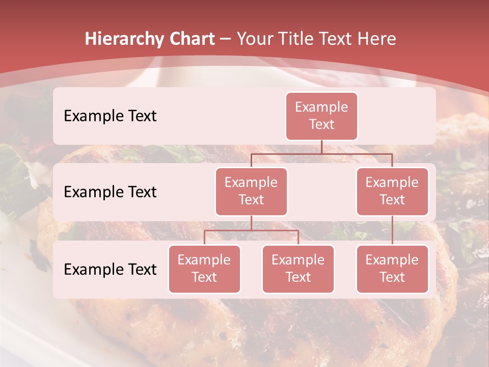 Dining Meat Vertical PowerPoint Template