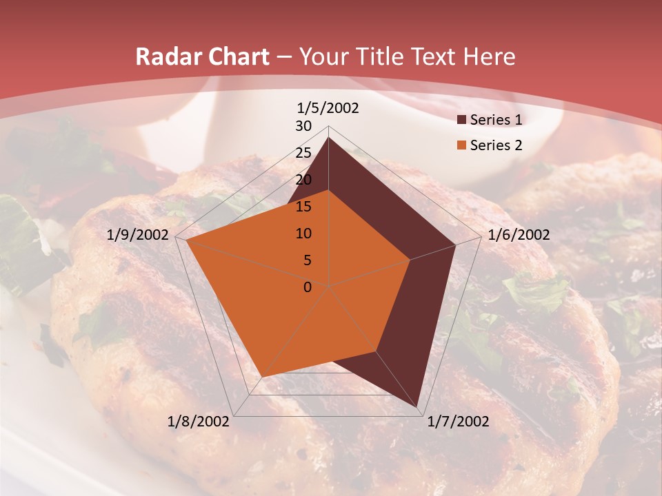 Dining Meat Vertical PowerPoint Template
