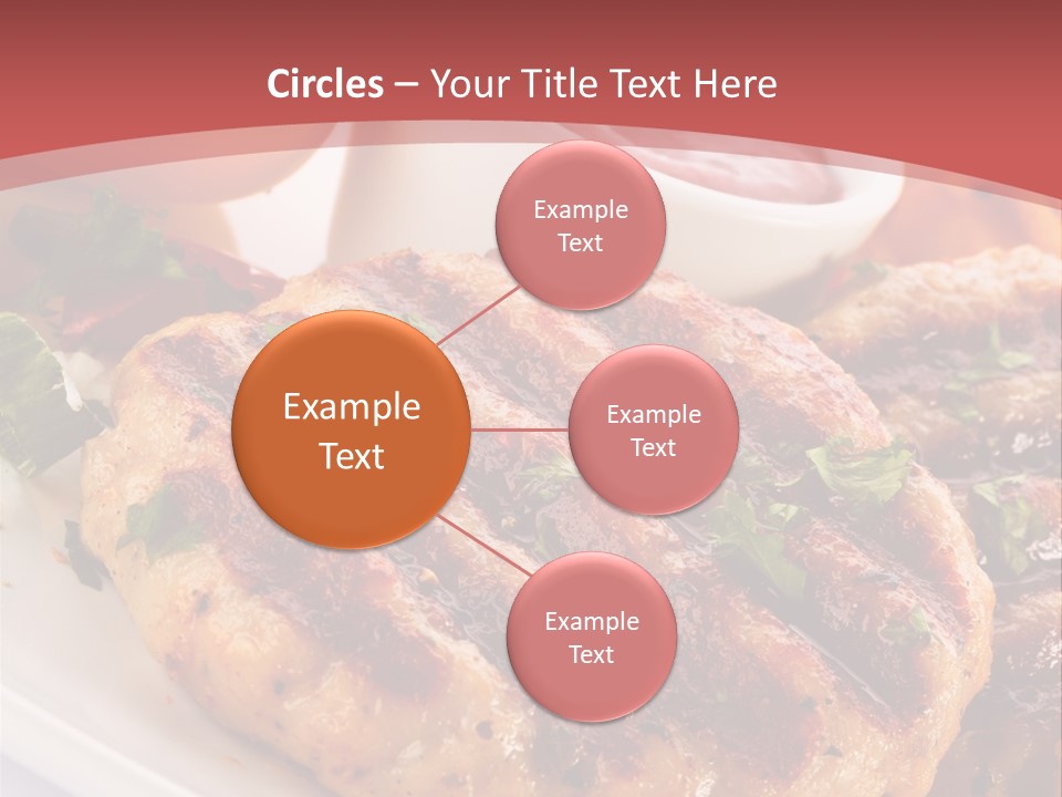 Dining Meat Vertical PowerPoint Template