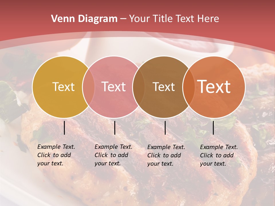 Dining Meat Vertical PowerPoint Template