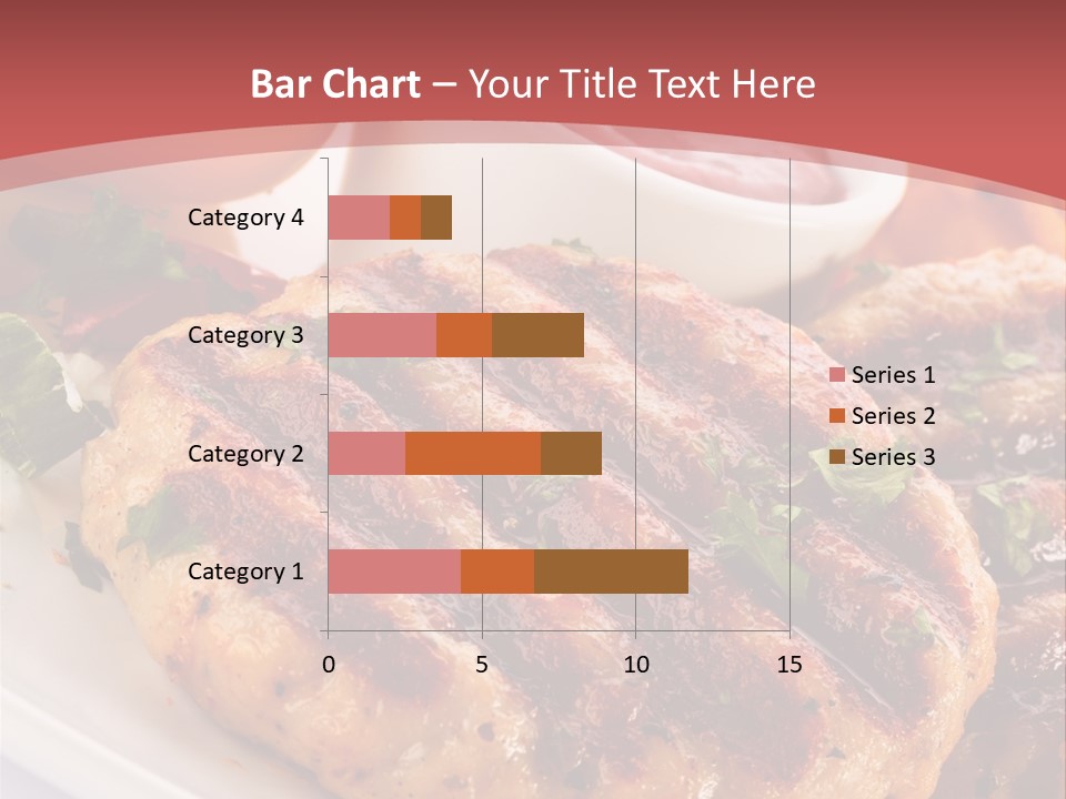 Dining Meat Vertical PowerPoint Template