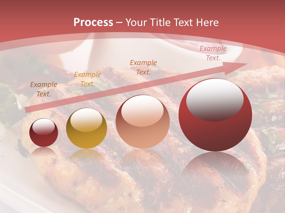 Dining Meat Vertical PowerPoint Template