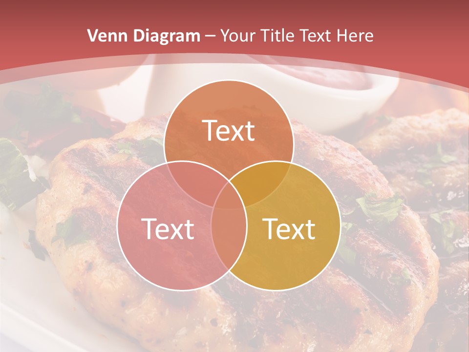Dining Meat Vertical PowerPoint Template