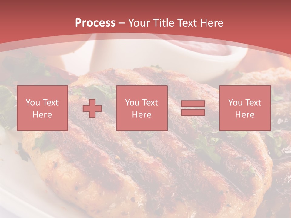 Dining Meat Vertical PowerPoint Template