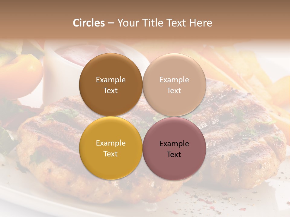 Paprika Pork Plate PowerPoint Template