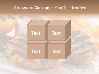 Paprika Pork Plate PowerPoint Template