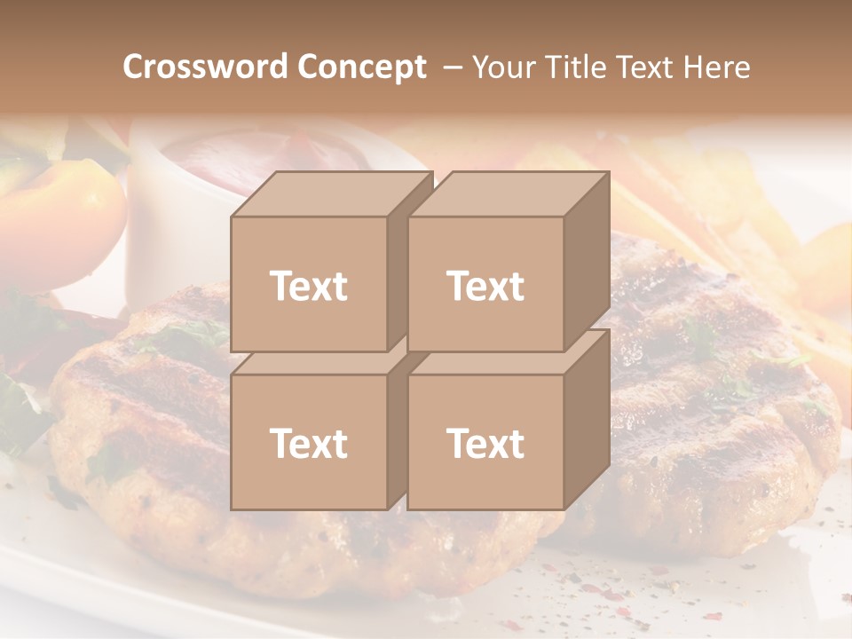 Paprika Pork Plate PowerPoint Template