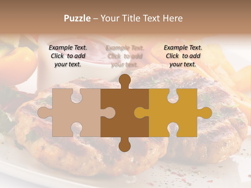 Paprika Pork Plate PowerPoint Template