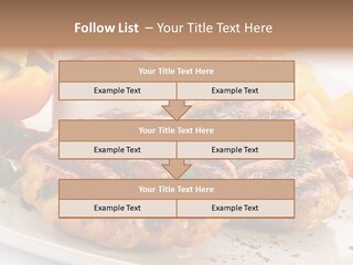 Paprika Pork Plate PowerPoint Template