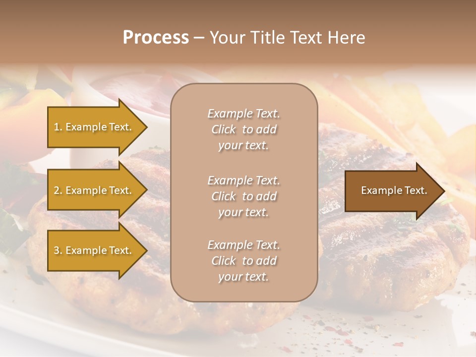Paprika Pork Plate PowerPoint Template