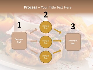 Paprika Pork Plate PowerPoint Template
