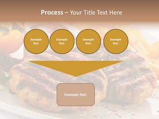 Paprika Pork Plate PowerPoint Template