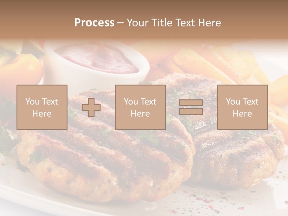 Paprika Pork Plate PowerPoint Template