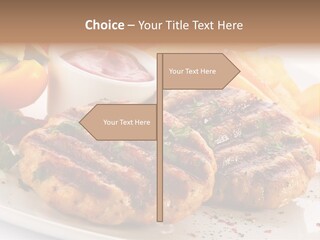 Paprika Pork Plate PowerPoint Template