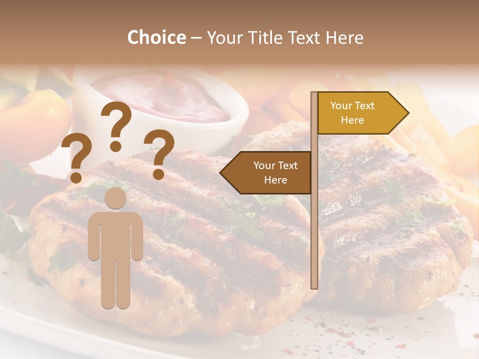 Paprika Pork Plate PowerPoint Template