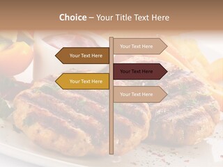 Paprika Pork Plate PowerPoint Template