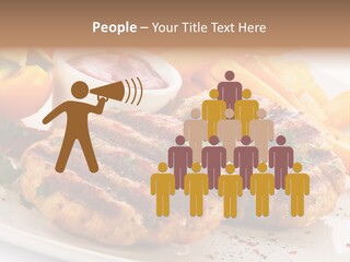 Paprika Pork Plate PowerPoint Template