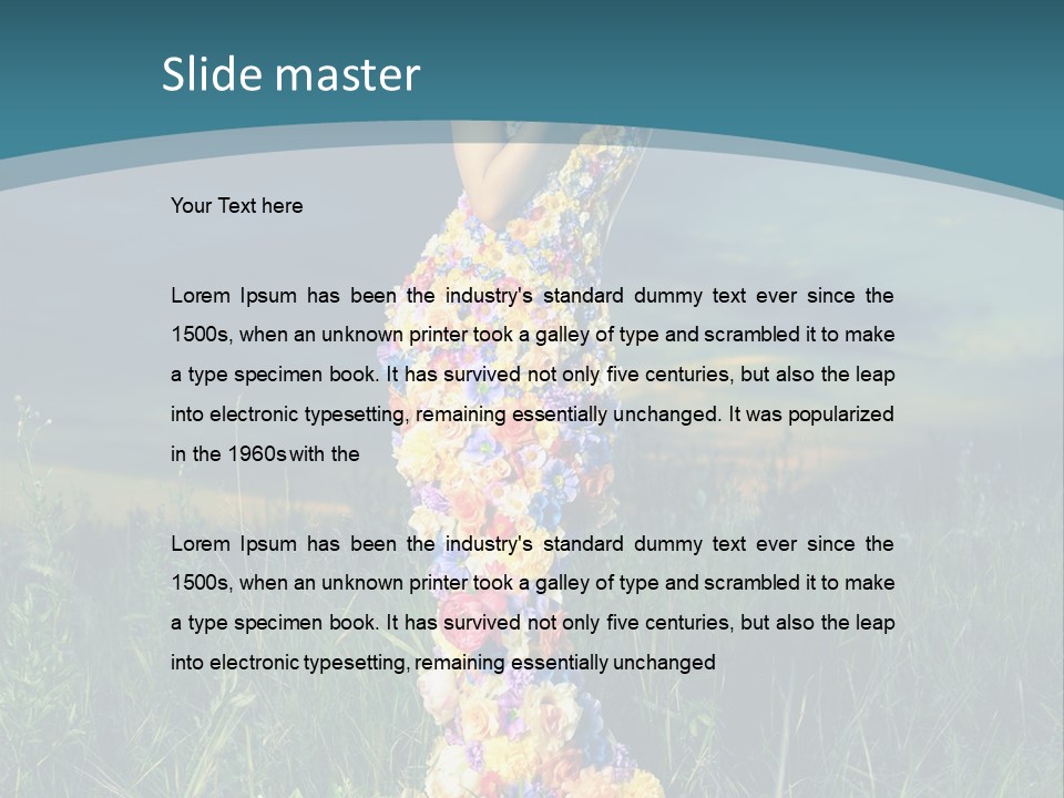 Romantic Dream Look PowerPoint Template