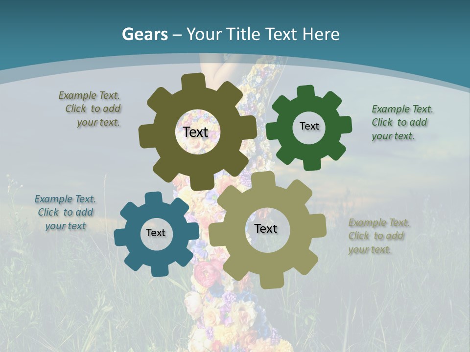 Romantic Dream Look PowerPoint Template