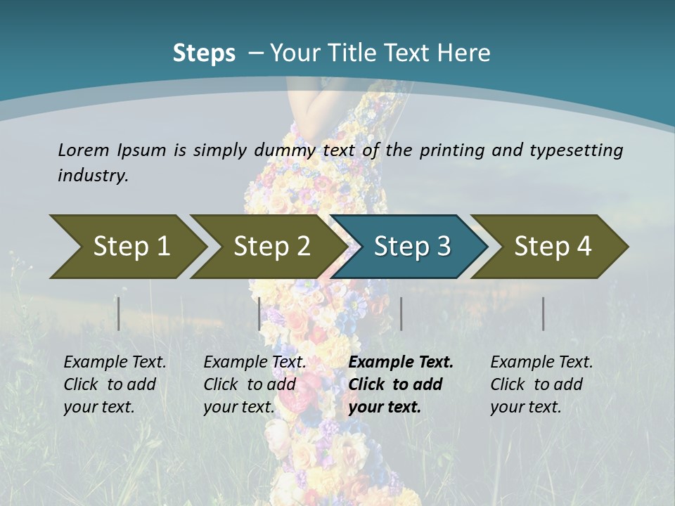 Romantic Dream Look PowerPoint Template