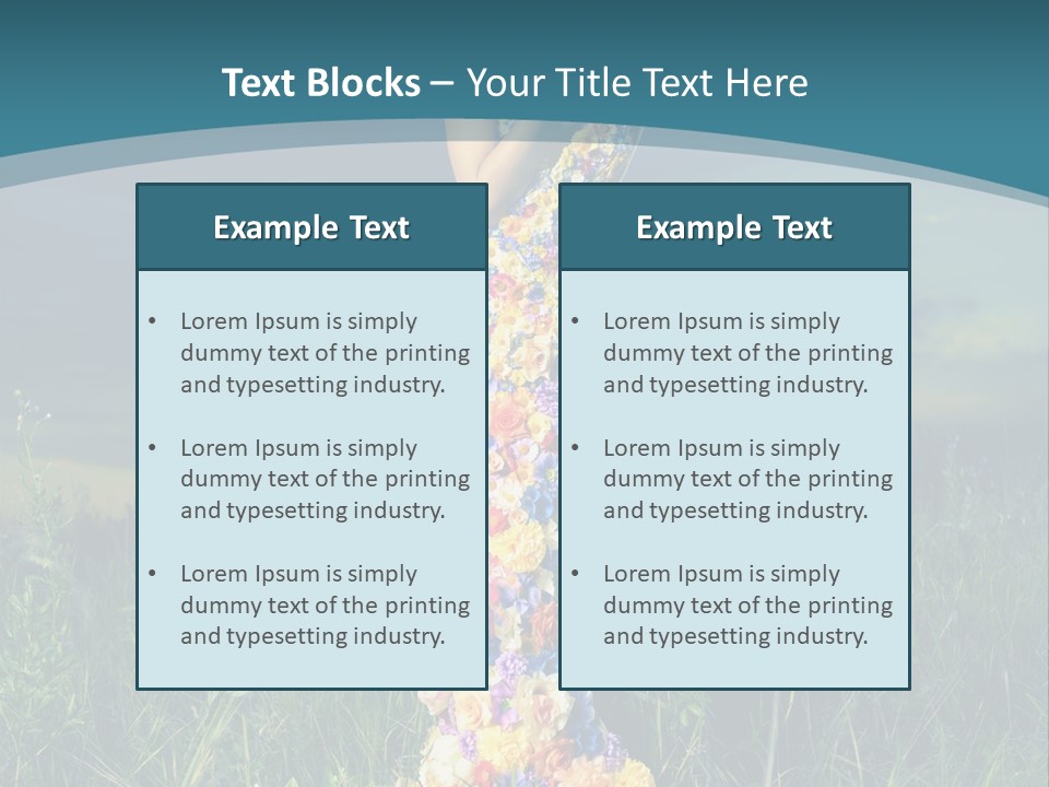 Romantic Dream Look PowerPoint Template