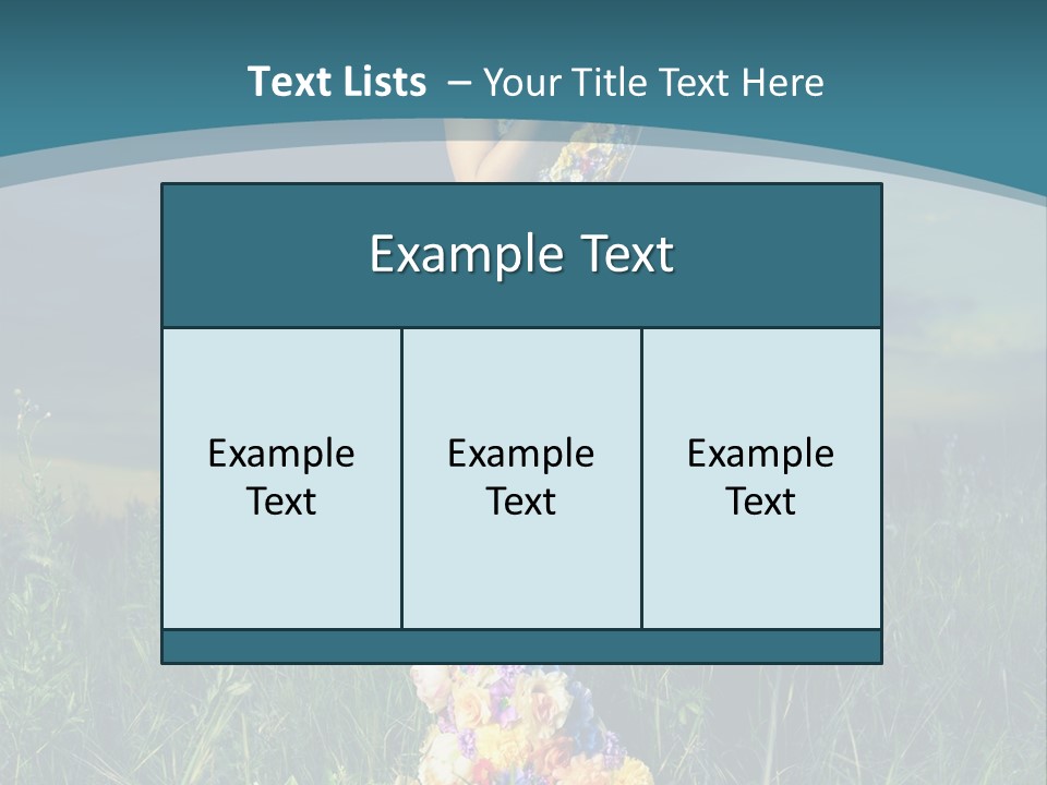 Romantic Dream Look PowerPoint Template