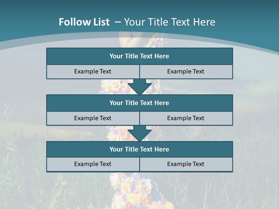 Romantic Dream Look PowerPoint Template